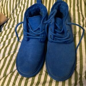 $140 UGG NEUMEL NEW NAVY CHUKKA ANKLE BOOTS Men’s 9, Women’s 10.5